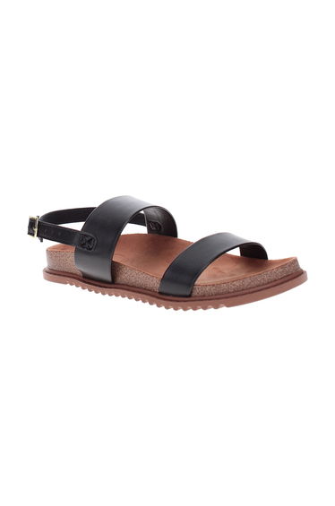 Back Strap Double Band Flat Sandals