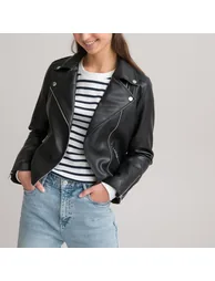 Zip-Up Biker Jacket