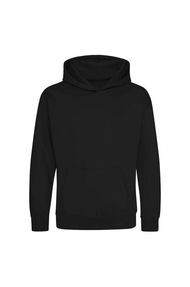 Awdis Childrens/Kids Heather Hoodie - Jet Black