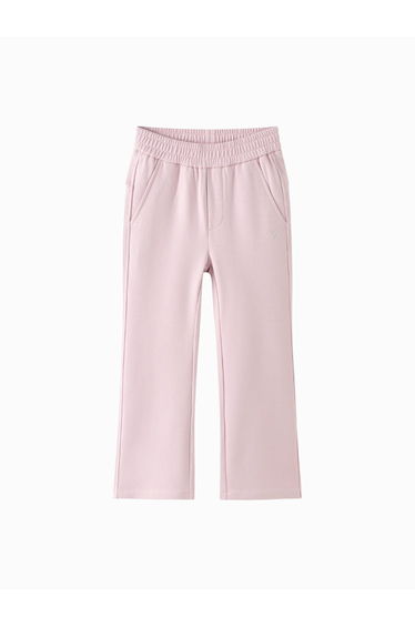 Girls' Straight-Cut Pants With Back Pocket