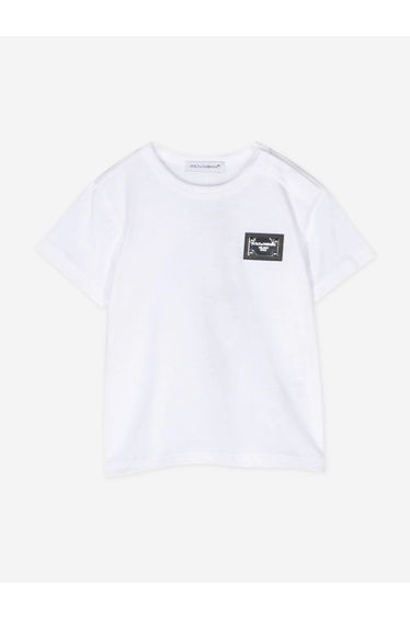 Baby Boys Logo T-Shirt in White