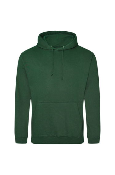 Awdis Unisex Adult College Hoodie - Bottle Green