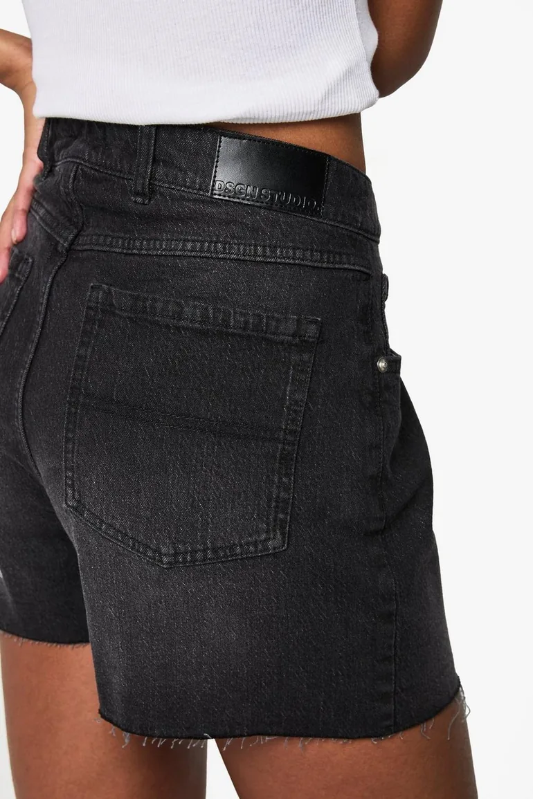 Tall Denim Mini Short - 3