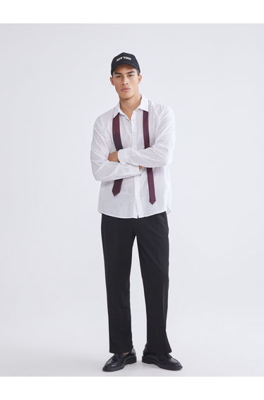 Men's Regular Fit Poplin Shirt