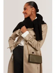 MAHIRAA Crossbody Flapover Bag Gold-Col
