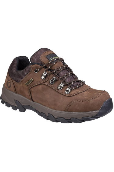 Cotswold Mens Hawling Lace Up Walking Shoe - Brown