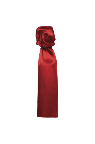 Premier Scarf - Ladies/Womens Plain Business Scarf - Red