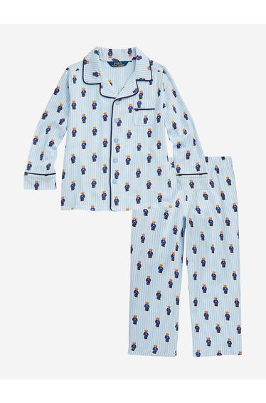 Ralph Lauren Boys Bear Pyjama Set in Blue