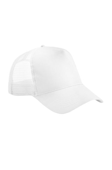 Beechfield Childrens/Kids Trucker Cap - White