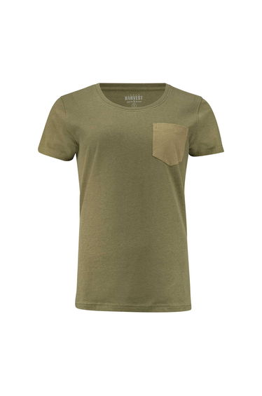 James Harvest Womens/Ladies Walcott T-Shirt - Moss Green