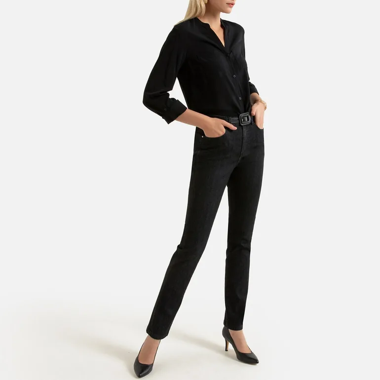 Regular Fit Straight Jeans, Length 30.5'' - 1