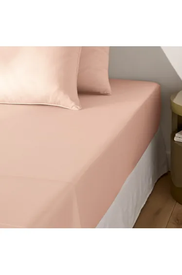 Opale Cotton Sateen Fitted Sheet with 30cm Flap