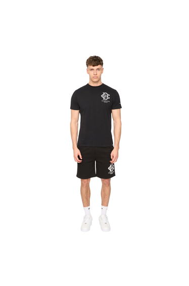 Duck and Cover Mens Randolph Logo Casual T-Shirt - Black