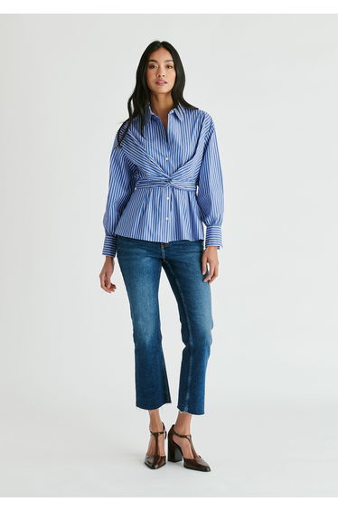 Wrap Tie Waist Shirt