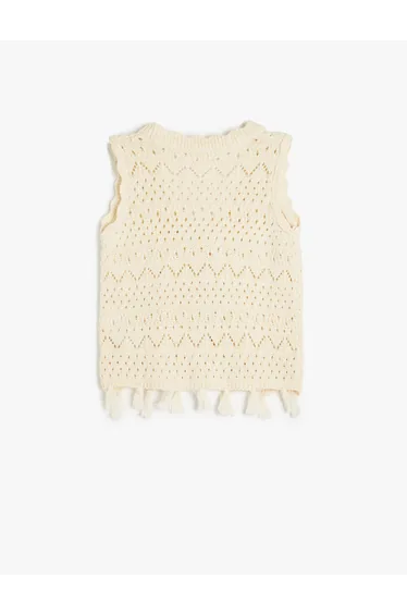 سترة كوتون أبيض