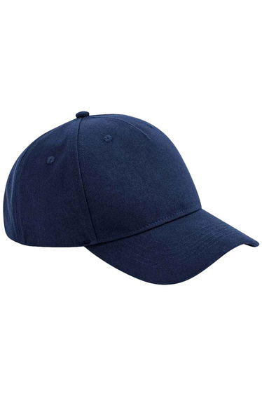 Beechfield 5 Panel Organic Baseball Cap - Navy