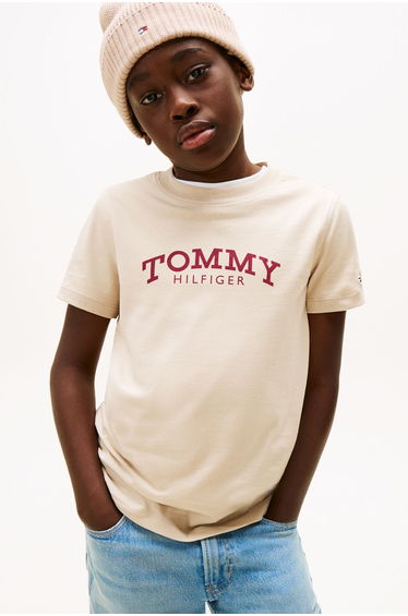 Monotype Print Graphic T-Shirt Gulf Sand
