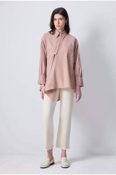 ASYMMETRIC SHIRT TUNIC