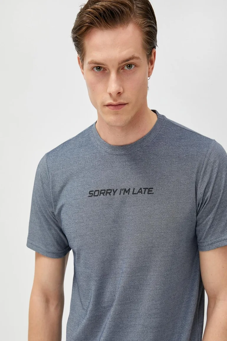T-Shirt - Dark blue - Regular fit - 1