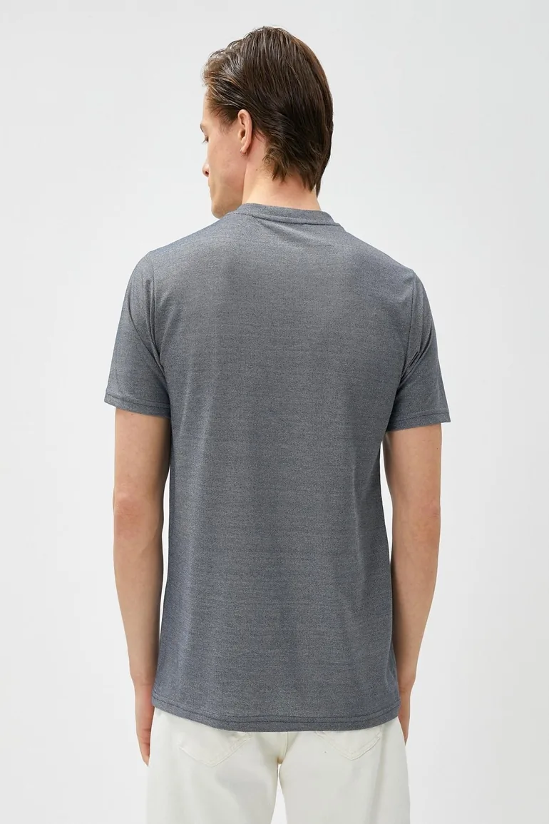T-Shirt - Dark blue - Regular fit - 3