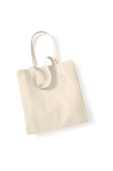Westford Mill Canvas Classic Shopper Bag - 26 Litres (Pack of 2) - Natural