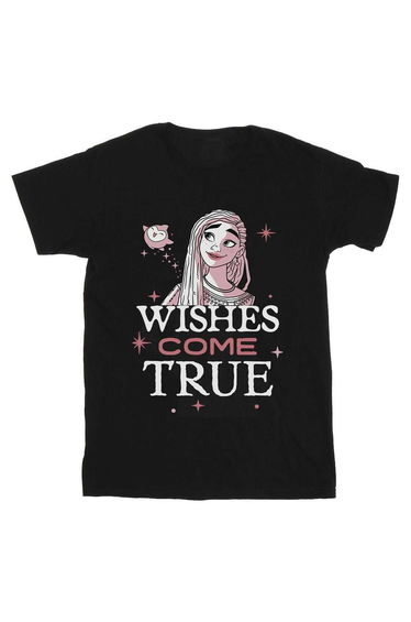 Wish Boys Wishes Come True Cotton T-Shirt - Black