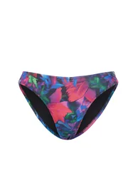 Floral Patterned V-Cut Bikini Bottom - 3