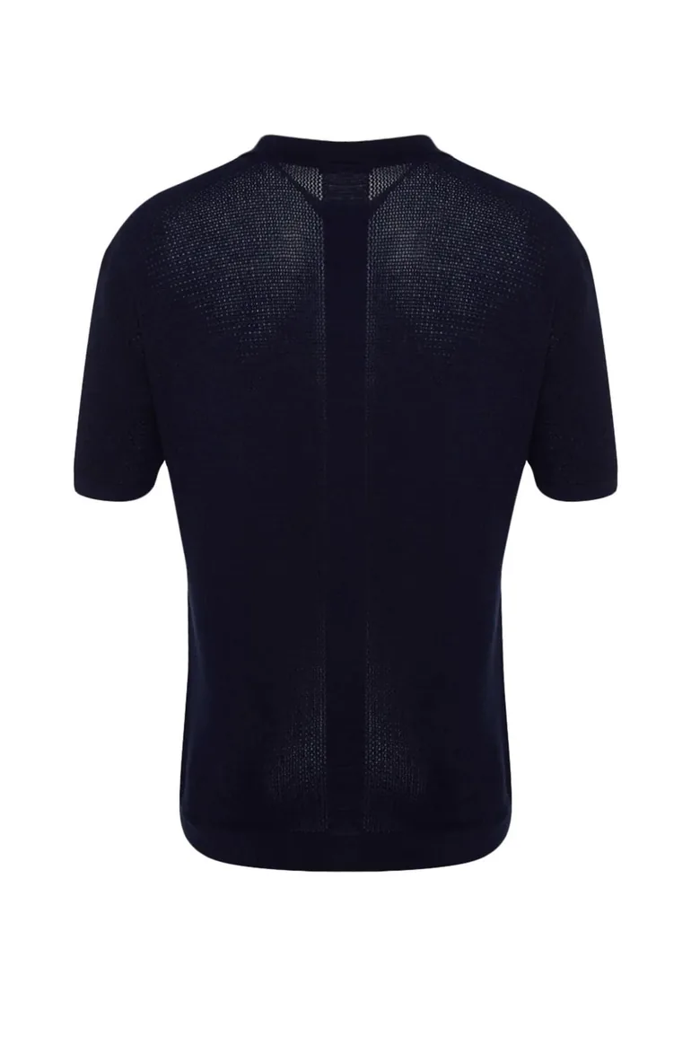 Polo T-shirt - Navy blue - Relaxed fit - 7
