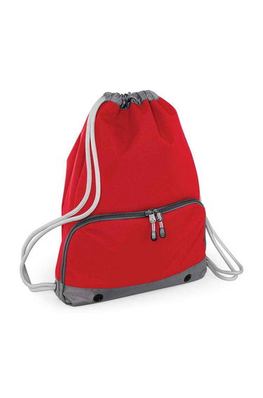 Bagbase Athleisure Drawstring Bag - Classic Red