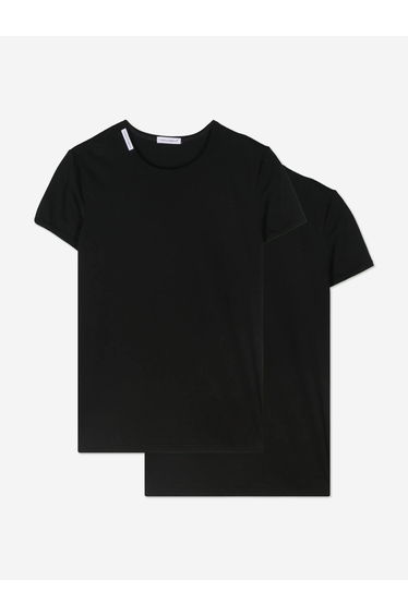 Boys 2 Pack T-Shirt Set in Black