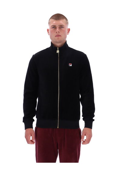 Nero Velour Track Top Black