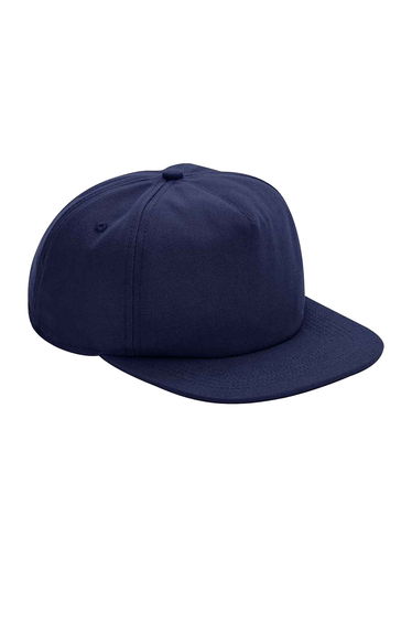 Beechfield Unisex Adult Organic Cotton 5 Panel Baseball Cap - Oxford Navy