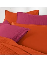 Linot 100% Washed Linen Fitted Sheet for Deep Mattresses (30cm) - 3