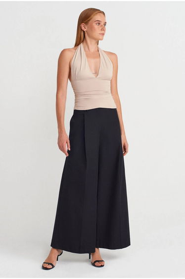 Dilvin Slim-fit Halterneck Blouse