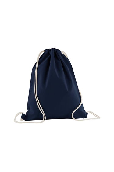 Westford Mill Organic Cotton Drawstring Bag - French Navy