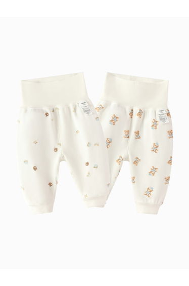 Unisex 2-Pack Cotton Pants with Fun Prints
