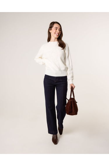 Argyle Texture Knit Jumper