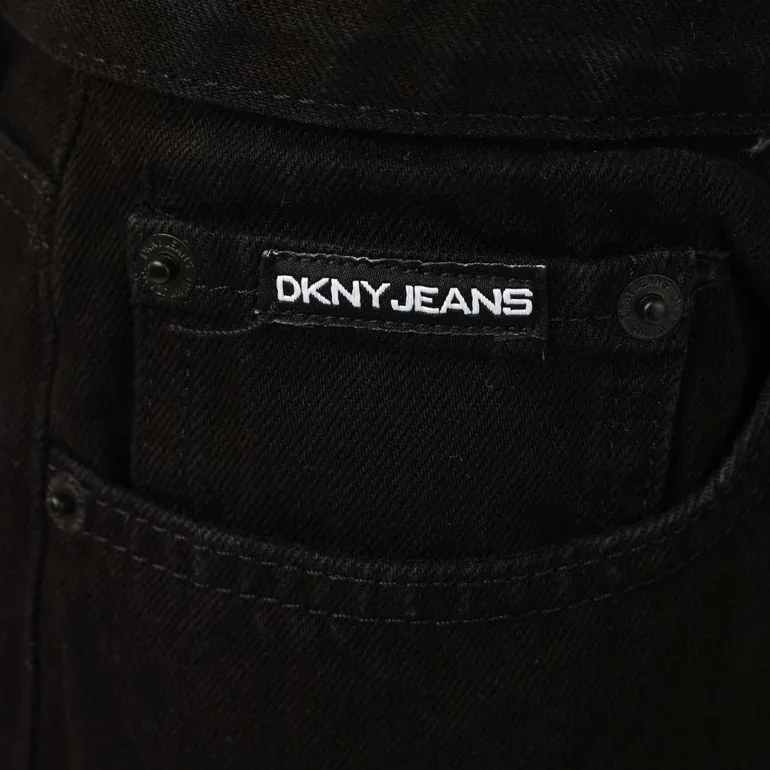 Women's DKNY Broome High Rise Vintage Jeans in Black - 4