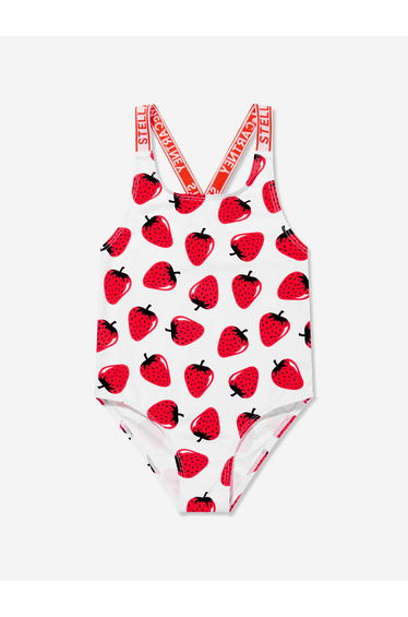 Girls Tie-Dye Heart Swimsuit in Multicolour