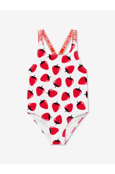 Girls Tie-Dye Heart Swimsuit in Multicolour