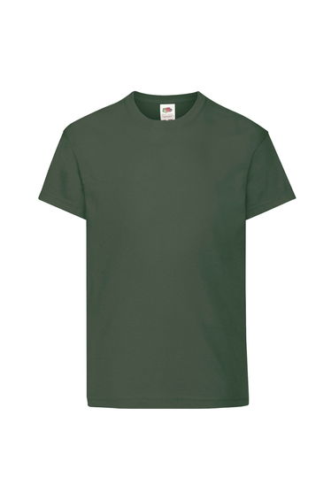 Fruit Of The Loom Childrens/Kids Original Short Sleeve T-Shirt - Bottle Green