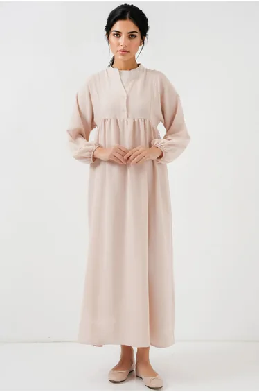 BDART V-Neck Buttoned Maxi Dress