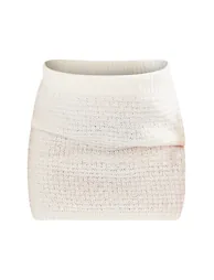 Petite Cream Boucle Mini Skirt - 5