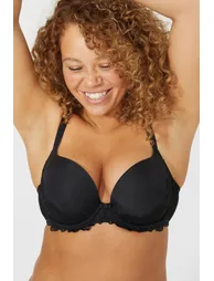 DD+ Penny Plunge Bra - black - 3