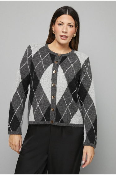 Argyle Cardigan