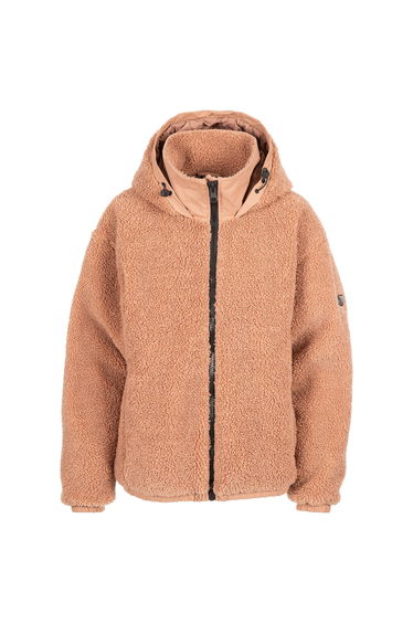 Trespass Womens/Ladies Burly Sherpa Jacket - Dark Blush