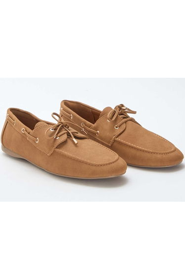 Lace-Up Loafers BROWN
