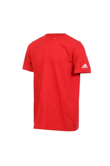 Men's adidas BOS Blank Tee in Red