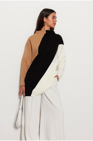 Sweater - Beige - Relaxed fit