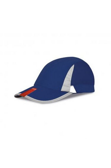 Spiro Unisex 2 Panel Sport Baseball Cap - Navy/White